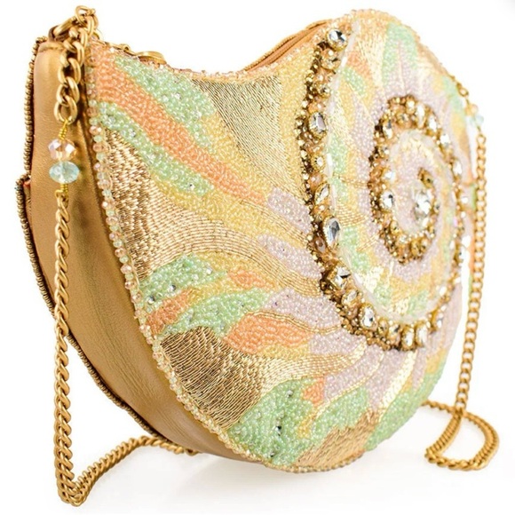 Mary Frances Gold Nautilus Clutch - Picture 3 of 7